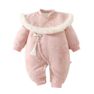 【2折专区】折扣店撤柜  婴儿连体棉袄220g夹棉冬季加厚棉服国风