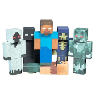 我的世界不死军团him实体303黑暗死灵骑士恐惧魔王DIY手工纸模型