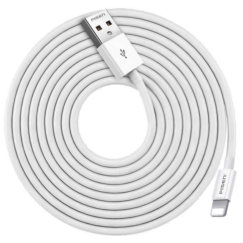 品胜适用苹果充电器快充线2米加长3m充电线iphone14手机USB充电头13三米长线特长xs11promax七8P车载
