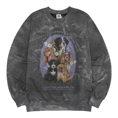 sculptor秋季宽松休闲加绒卫衣