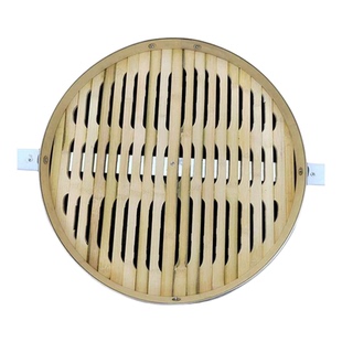 竹制外包不锈钢蒸笼大号家用大蒸笼不锈钢加厚竹笼屉包子馒头商用