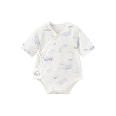 babylove新生儿包屁衣春夏纯棉婴儿三角哈衣宝宝衣服不过鲸落