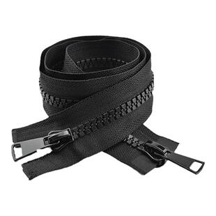 5号8号树脂拉链黑色闭尾双开衣服长拉锁男/女外套羽绒服拉链