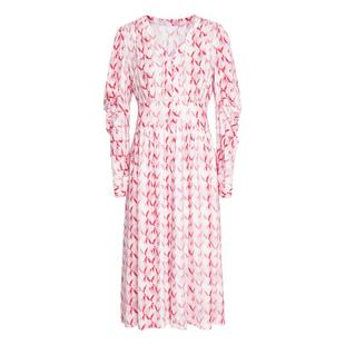 HPLY荷比俪季新款女朦胧感小兔印花柔美连衣裙HMD12750211