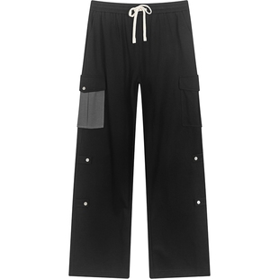 bosie伯喜2025年秋季新款休闲卫裤男情侣百搭工装时尚运动裤子潮