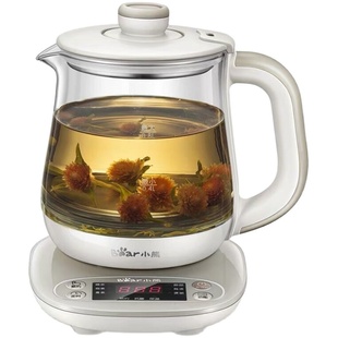 小熊养生壶0.8L升迷你小容量办公室全自动mini小型玻璃煮茶花茶壶