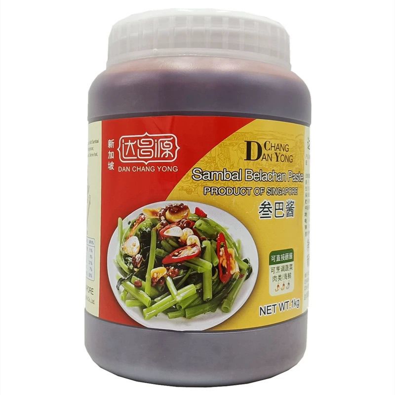 新加坡原装进口达昌源叁巴酱1kg大瓶装炒菜调味料东南亚风味酱料