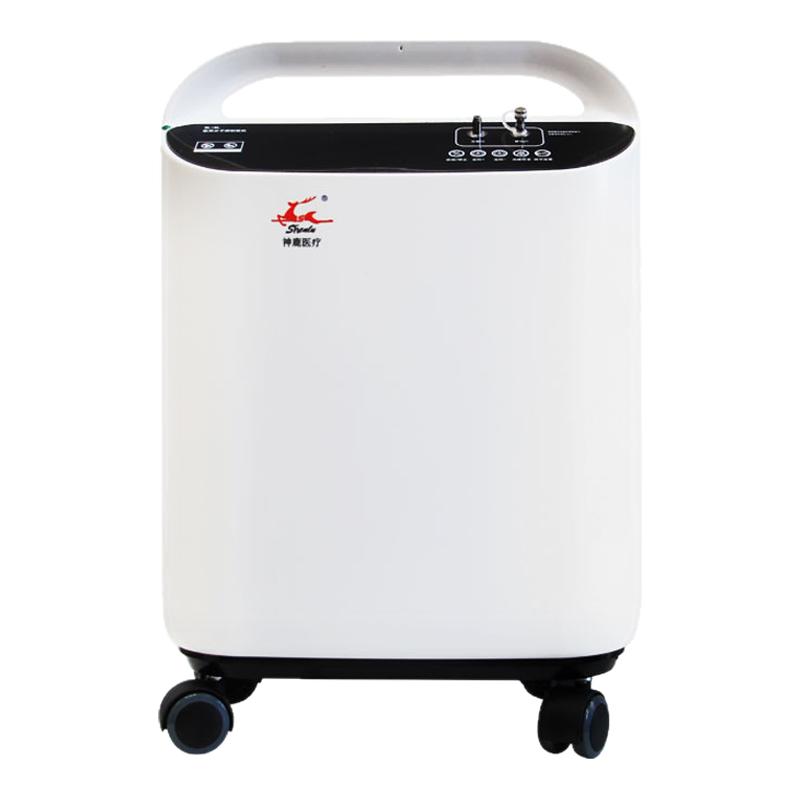 神鹿制氧机SL-3A-520家用吸氧机老人孕妇用5升L雾化呼吸一体机