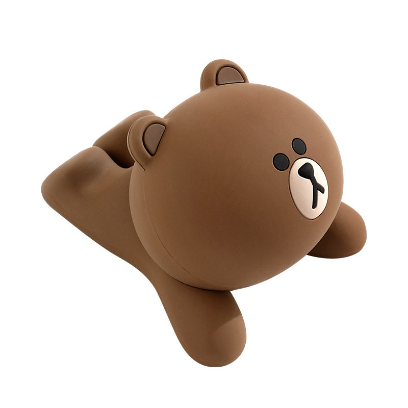 LINE FRIENDS卡通手机支架桌面懒人平板支架手机架创意装饰摆件