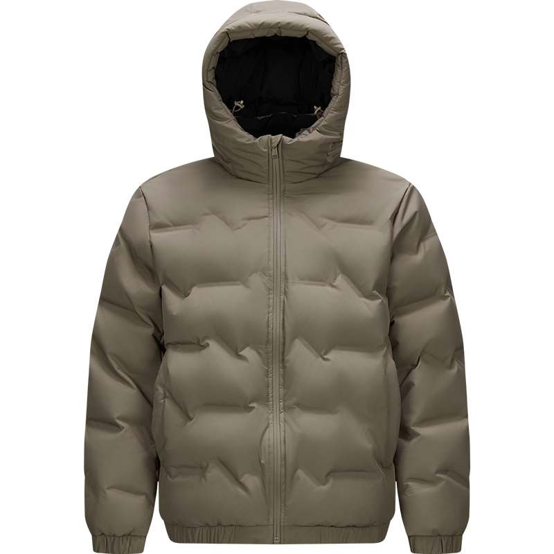 森马羽绒服男冬90绒子防泼水外套直充绒无缝压胶纯色百搭连帽上衣