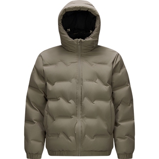 森马羽绒服男冬90绒子防泼水外套直充绒无缝压胶纯色百搭连帽上衣