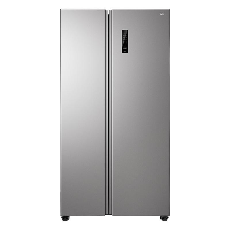 TCL家用超薄款对开门大容量冰箱扁簿无霜一级能效嵌入式深度60cm