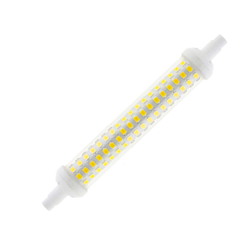 R7S LED陶瓷灯管78mm118mm双端散热头横插灯管6w12w节能灯led光源