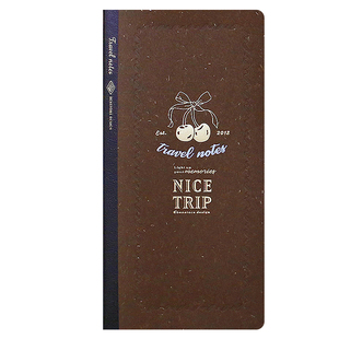 本子事多TN复古替芯手账本便携旅行本印花内芯护照空白手帐笔记本