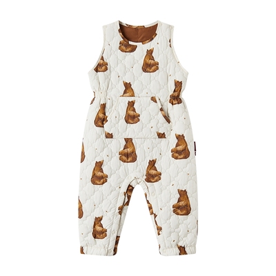 Milkbarn秋冬婴儿夹棉连体服