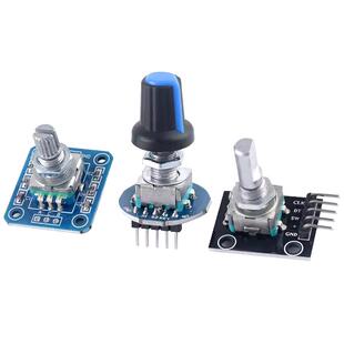 旋转编码器模块带屏360度编码FOR模块电位器数字脉冲输出 长/短柄