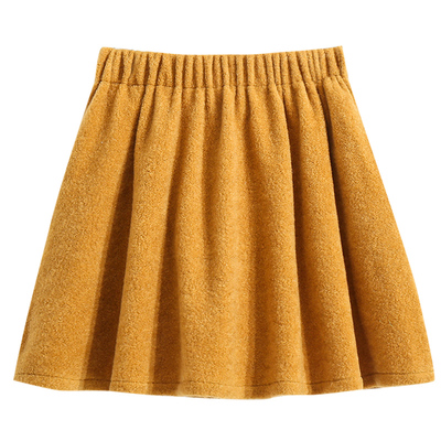 冬天好看多巴胺a字裙半身裙女2025秋冬新款小个子黑色短裙伞裙子