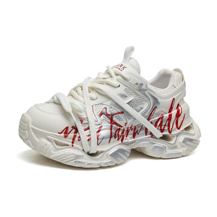 马克华菲新年限定男鞋2025新款赤壁增高鞋潮流男士休闲鞋老爹鞋男