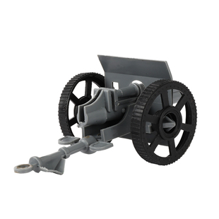 JEU旧义军事模型玩具配件 迫击炮大炮榴弹炮火炮队12只装男孩成品