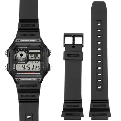 纪爵仕卡西欧硅胶手表带