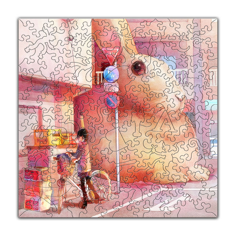 mr.choo木质异形拼图儿童益智