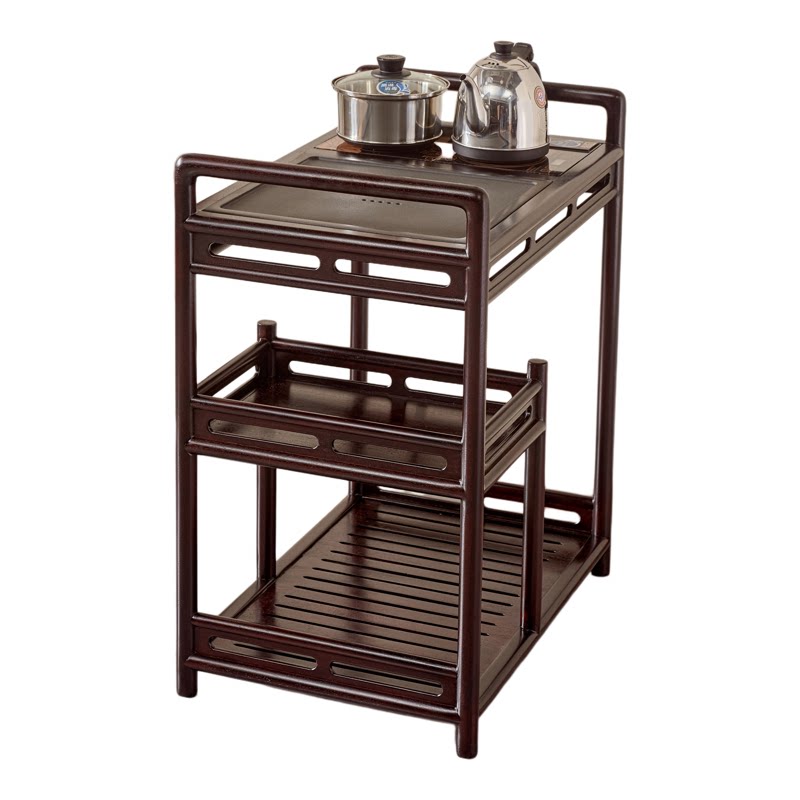 赞比亚紫檀茶水架茶室茶柜茶具