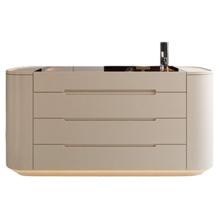 衣帽间收纳柜服装店中岛柜台抽屉式实木多层影楼珠宝首饰展示柜