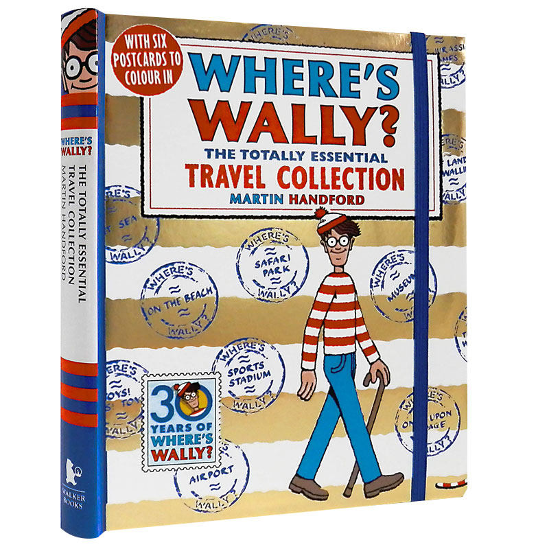 【Where's Wally威利在哪里】旅行套装/沃利在哪里/圣诞倒数日历/涂色书/低龄入门版 趣味寻物活动书 英文儿童益智互动游戏书