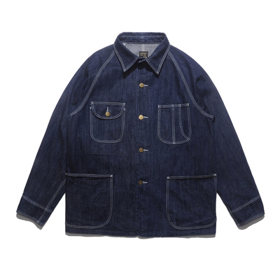 工匠手作赤耳铁路工装牛仔夹克