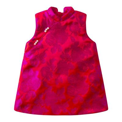 木本尚女童秋冬汉服旗袍裙