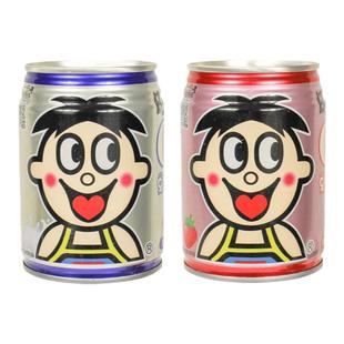 旺旺O泡果奶旺仔牛奶铁罐245ml*6罐原味草莓味大瓶果味饮料组合装