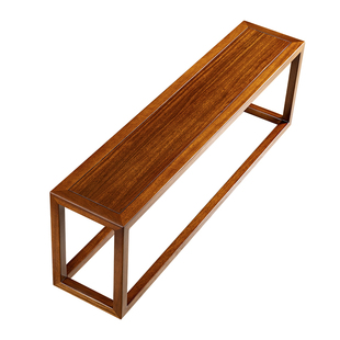 乌金木实木长条凳长板凳家用餐桌凳子茶凳卧室床尾凳门口换鞋凳