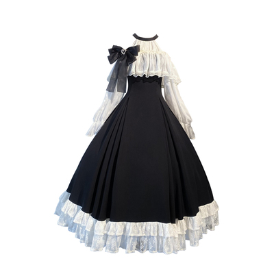 半夏恋曲 现货  长袖掉落 原创cla系Lolita连衣裙有大码