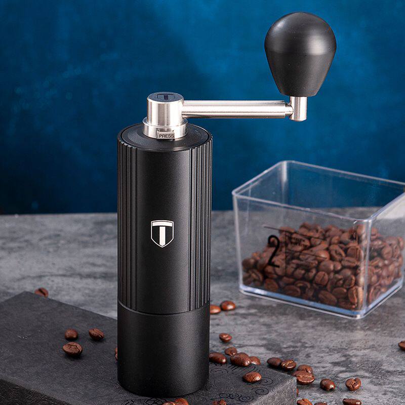 居家办公咖啡豆研磨器 可伸缩摇杆咖啡机 小巧便携手摇式研磨机