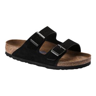 BIRKENSTOCK勃肯德国进口男女款绒面软底Arizona双扣拖鞋
