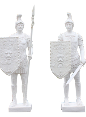 大型欧式罗马武士KTV装饰摆件