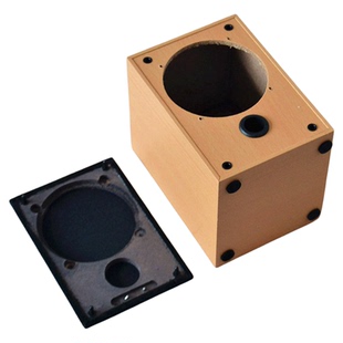 3寸喇叭空箱 3寸喇叭木质箱体 喇叭盒 罩 带低音导相孔木箱送螺丝