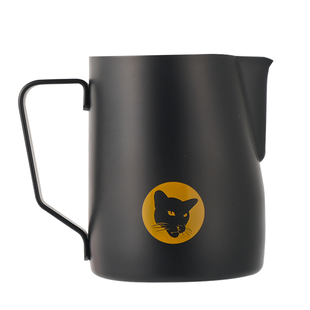 外贸原单知识分子咖啡拉花缸尖嘴专业压纹打奶泡神器特氟龙奶缸杯