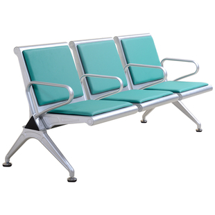 三人位排椅医院候诊椅输液椅休息联排公共椅中间扶手机场椅等候椅