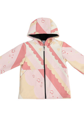 羽绒服吃饭围兜幼儿园女护衣