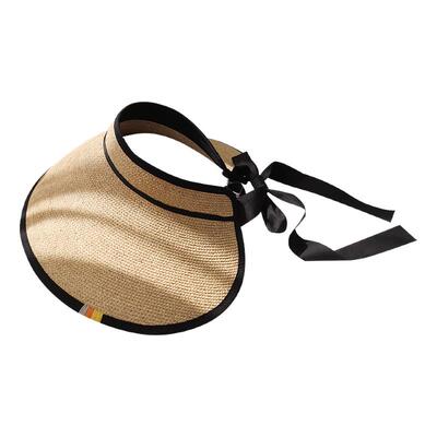 谷兜空间空顶帽出游夏长飘带女