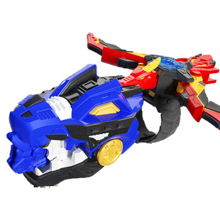 迷你特工队X超级恐龙力量2炫龙钢甲拳手表变形武器弗特变身器男孩