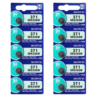 适用于Sony索尼纽扣电池SR920SW手表电池AG6/LR920电子371A石英表