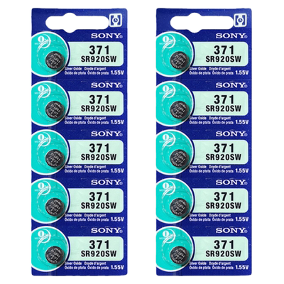 适用于Sony索尼纽扣电池SR920SW手表电池AG6/LR920电子371A石英表