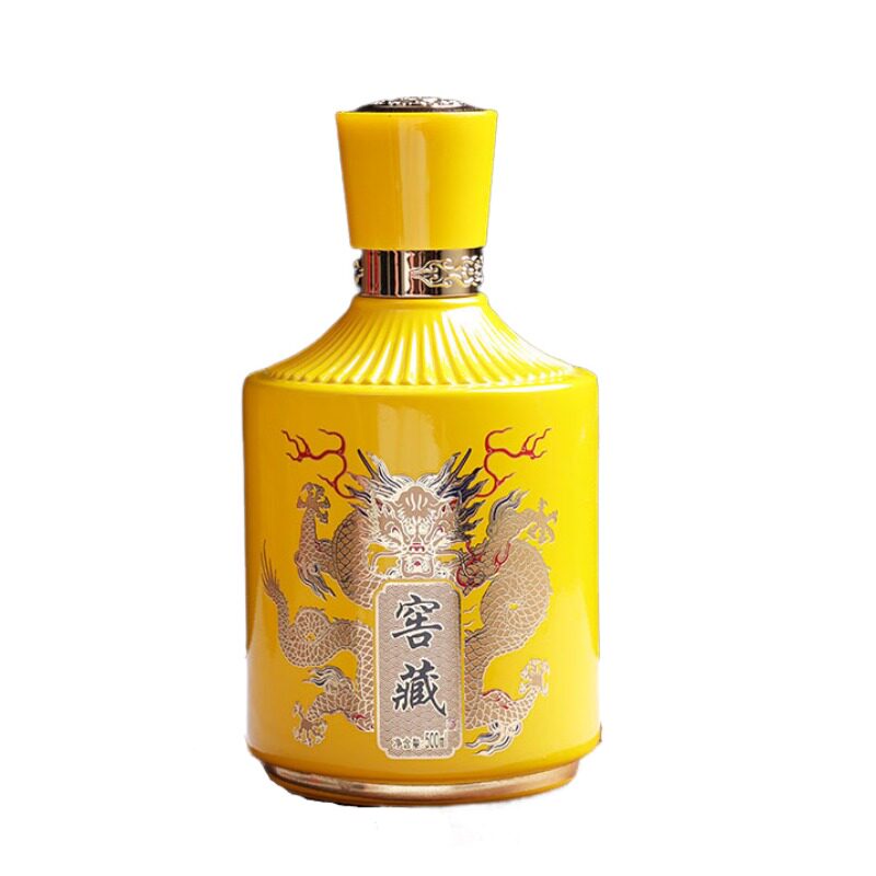 高档玻璃瓶1斤装礼盒装密封酒壶