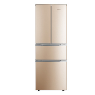 韩国现代一级超薄法式多门三门家用大容量风冷无霜节能两门电冰箱