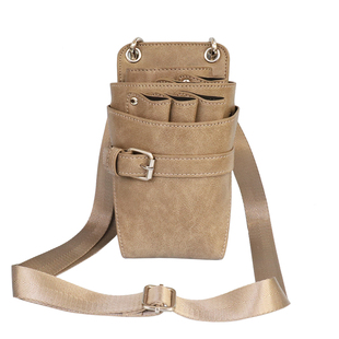 美发师7支装剪刀包宠物美容师剪刀梳子电推工具收纳腰包理发挎包