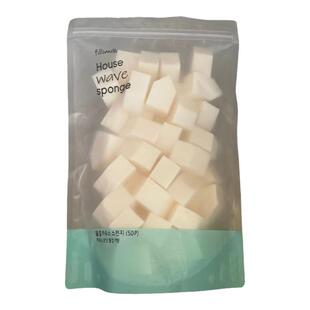 新韩国FILLIMILLI专业化妆师推荐粉扑干湿两用水波纹大容量化妆棉