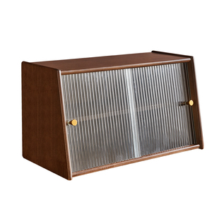 实木轻奢餐边柜厨房置物架墙壁柜家用餐桌碗柜台面储物高柜手办架