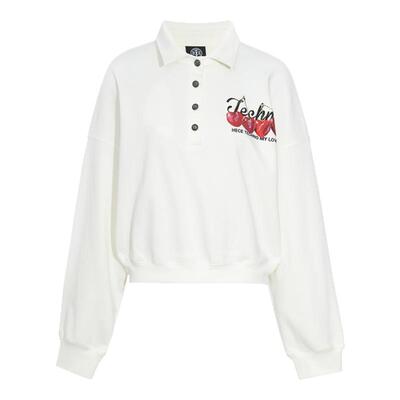 TCH潮牌烫钻宽松卫衣通勤百搭减龄上衣2025秋夏新款T75C11E9016